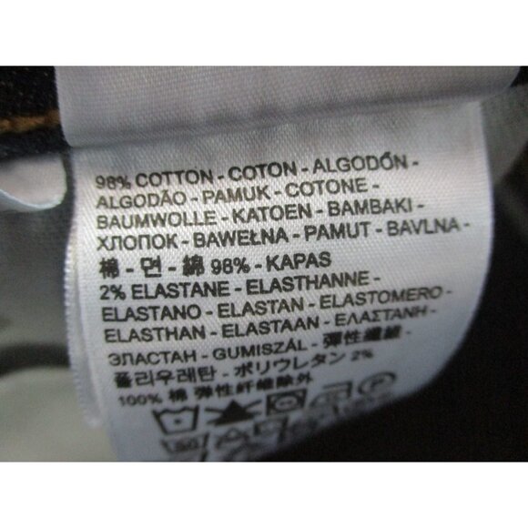 Levis 511 Jeans Slim Fit Dark Wash Stretch Denim Mens 29x30 Blue Cotton Blend - Picture 8 of 10